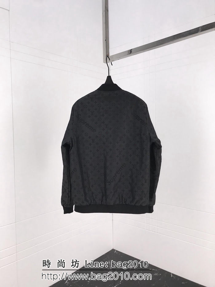 LV路易威登SuP X LV聯名款 18秋冬新款 提花字母圖案 男款夾克外套  ydi1963